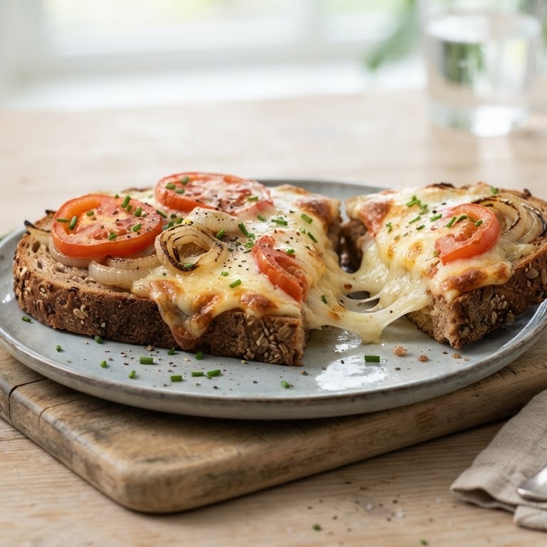 Uien-kaastoast recept