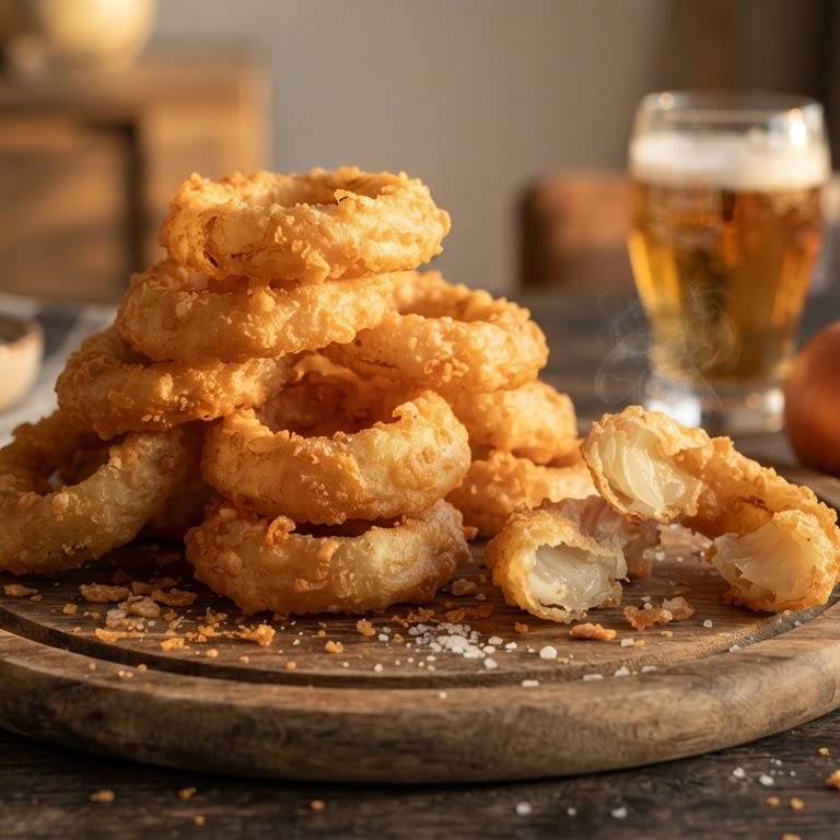Uienringen gefrituurd recept