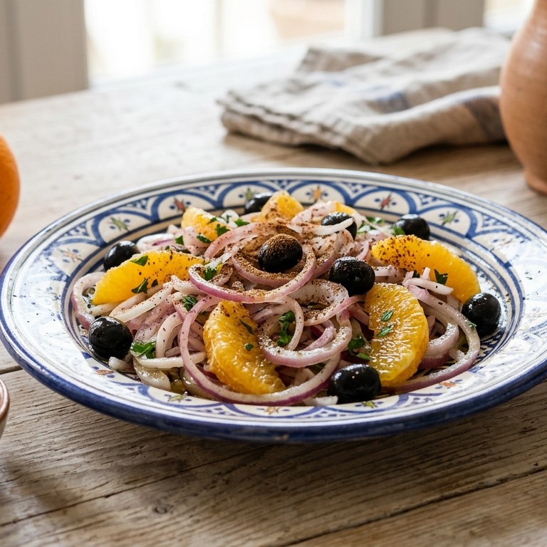 Uiensalade op z’n Marokkaans recept