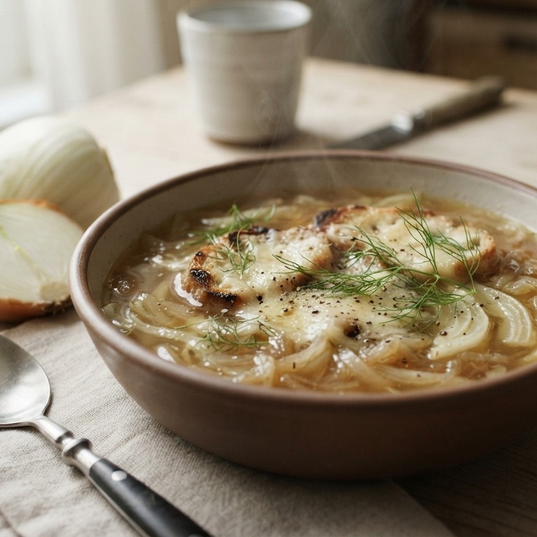 Uiensoep met venkel recept