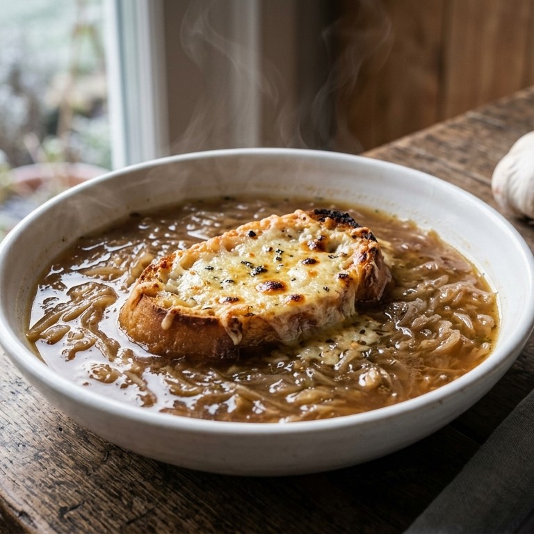 Uiensoep met weinig recept