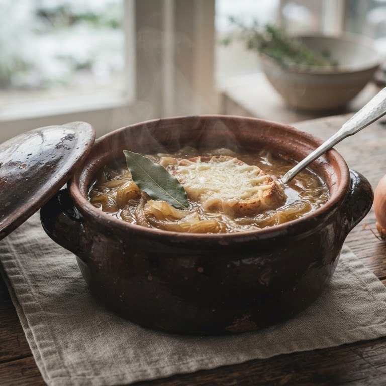 Uiensoep uit de Romertopf recept
