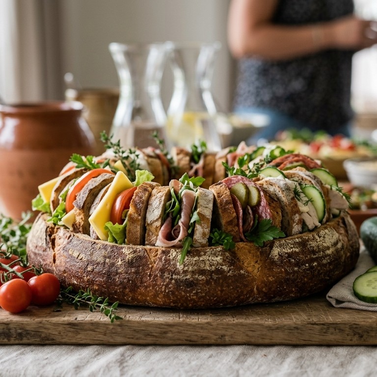 Uitdeelbrood bij buffet recept