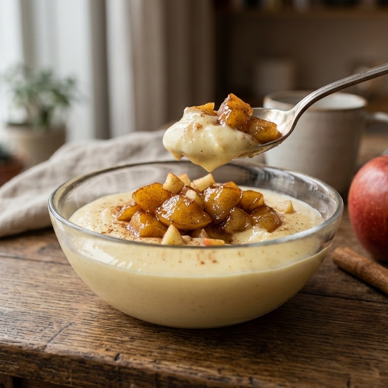 Vanillevla met gebakken appel recept