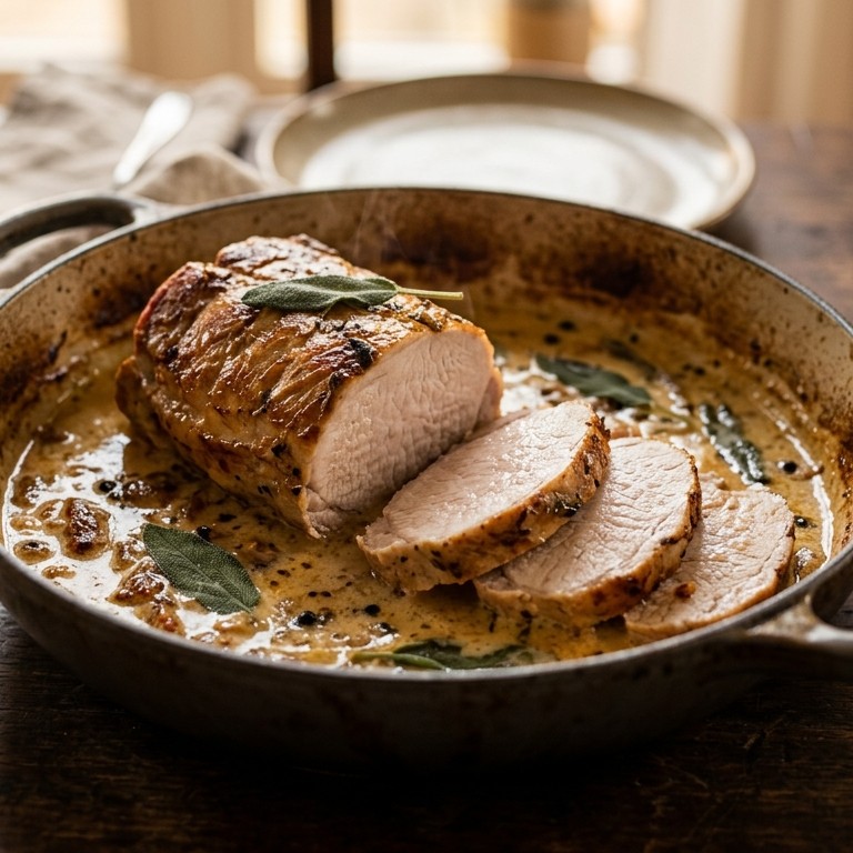 Varkensfilet in melk bereid recept