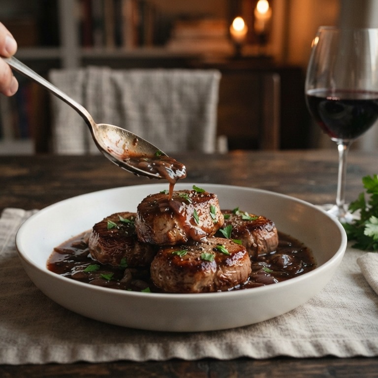 Varkenshaas in chianti-saus recept