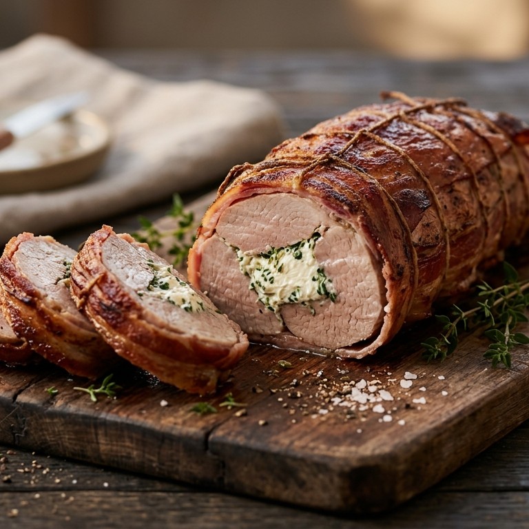 Varkenshaas met bacon recept