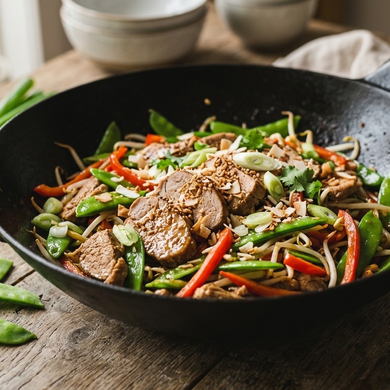 Varkenshaas met peultjes recept