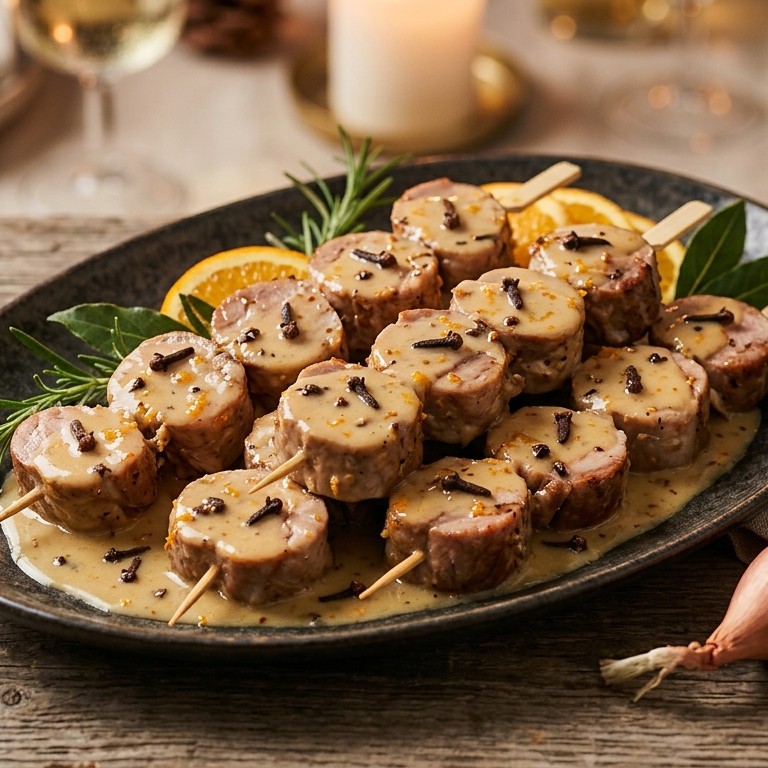 Varkenshaas met sinaasappel-kruidnagelsaus recept