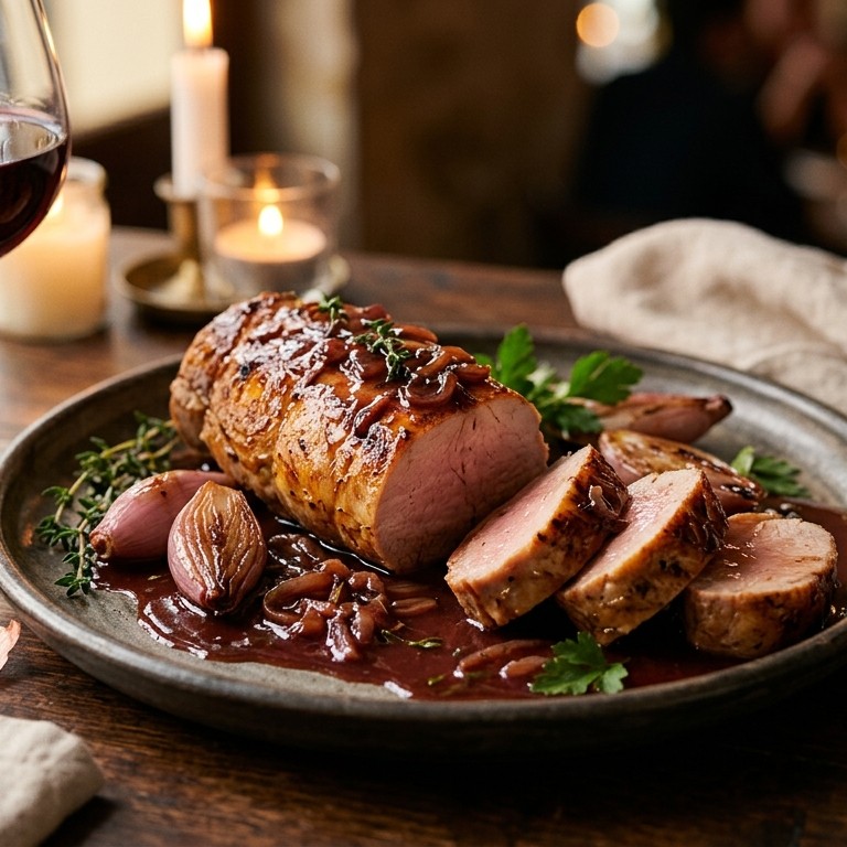 Varkenshaas uit de Rhone recept