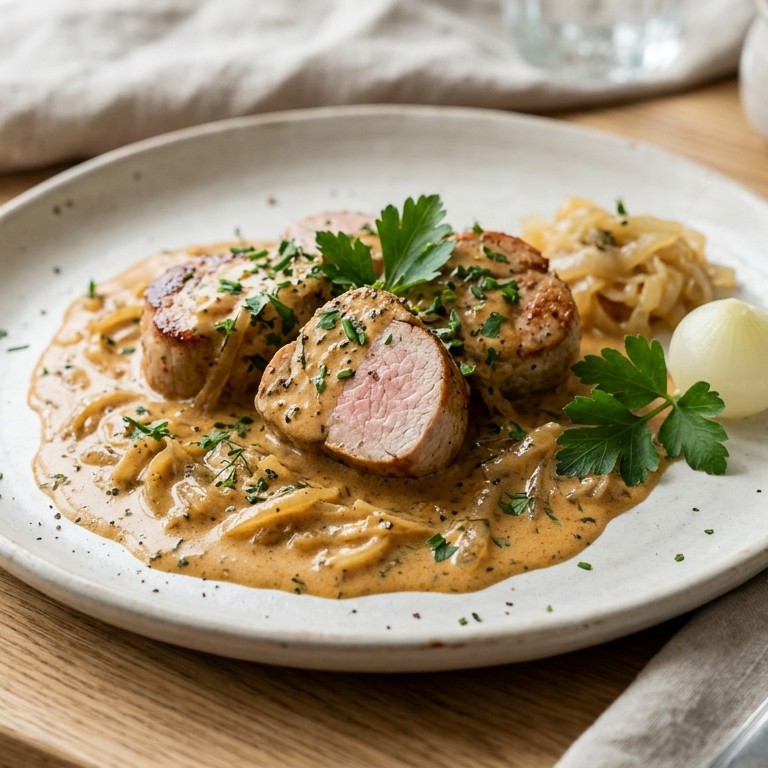 Varkenshaasje met zachte kruiden recept
