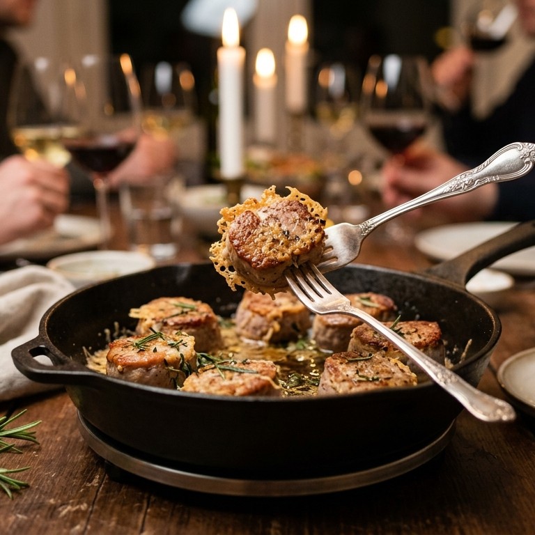 Varkenshaasje parmezaan voor de gourmet recept