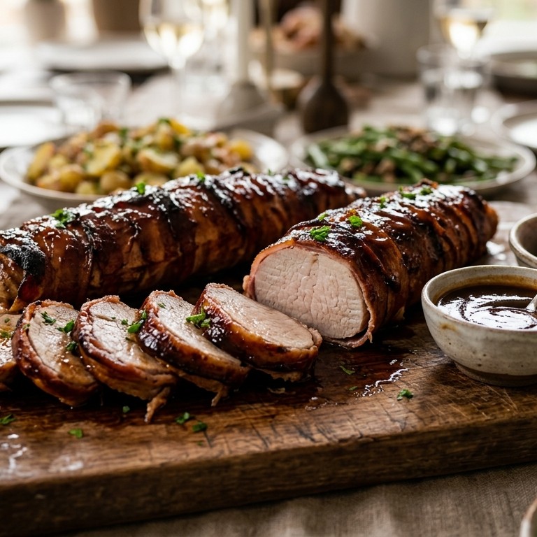 Varkenshaasjes met bbq-saus voor buffet recept