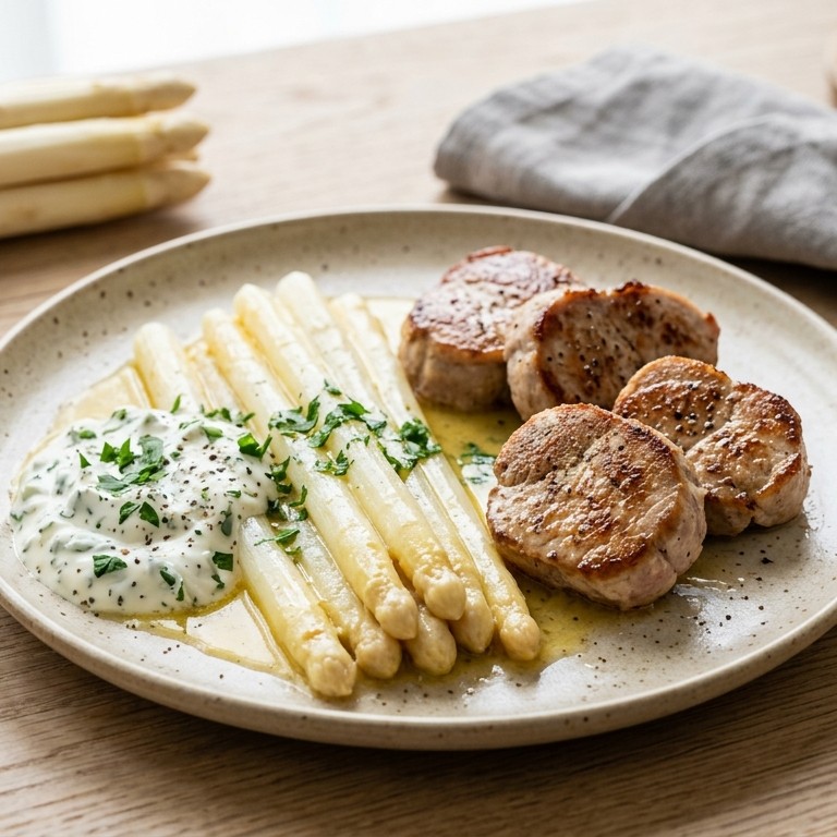Varkensoester met asperges recept