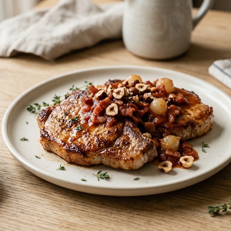 Varkensoester met hazelnoten recept