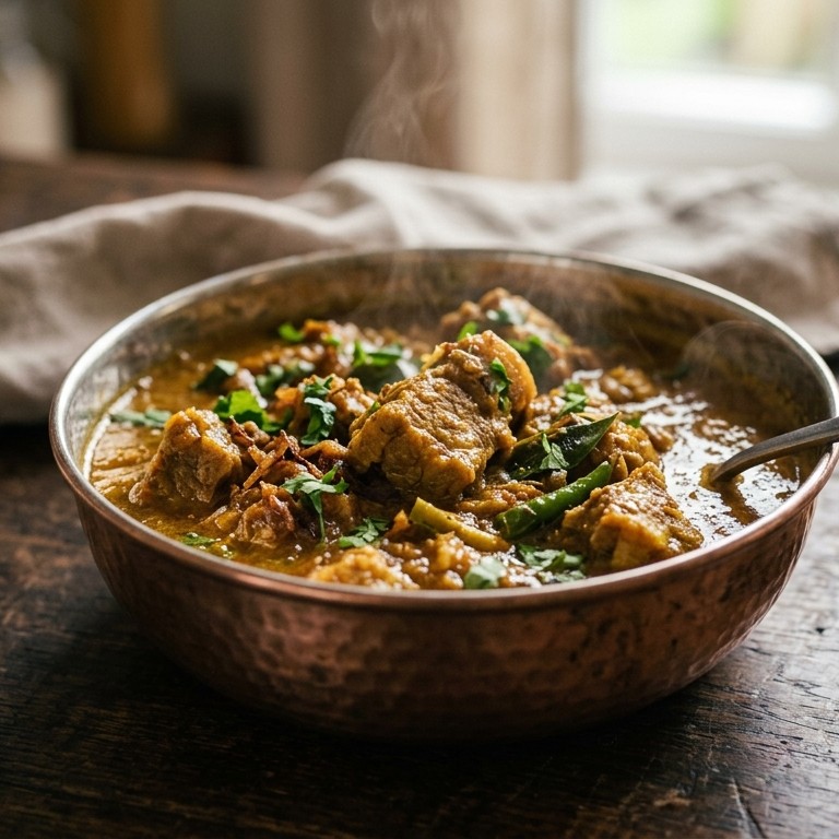 Varkensvleeskerrie recept