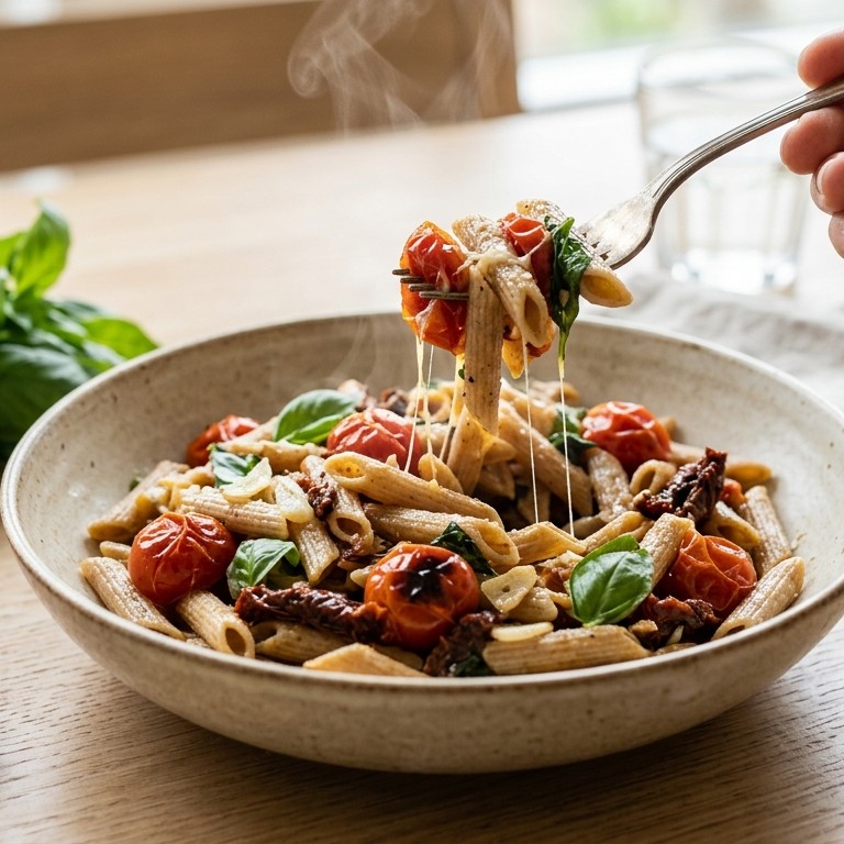 Vega pasta recept