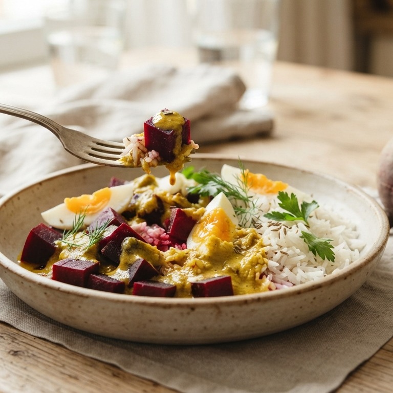 Vegetarische bietenschotel recept