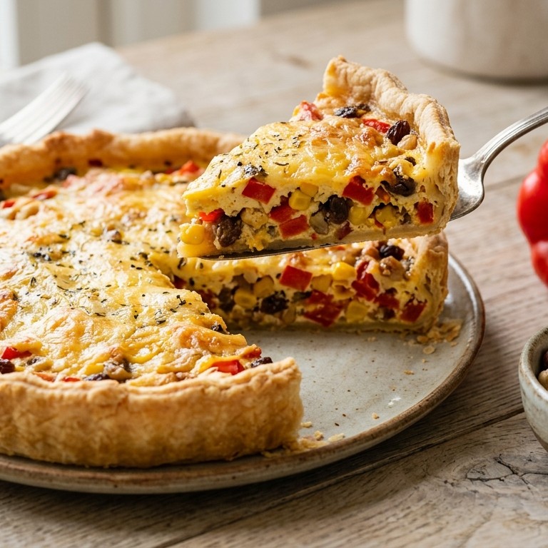 Vegetarische hartige taart recept