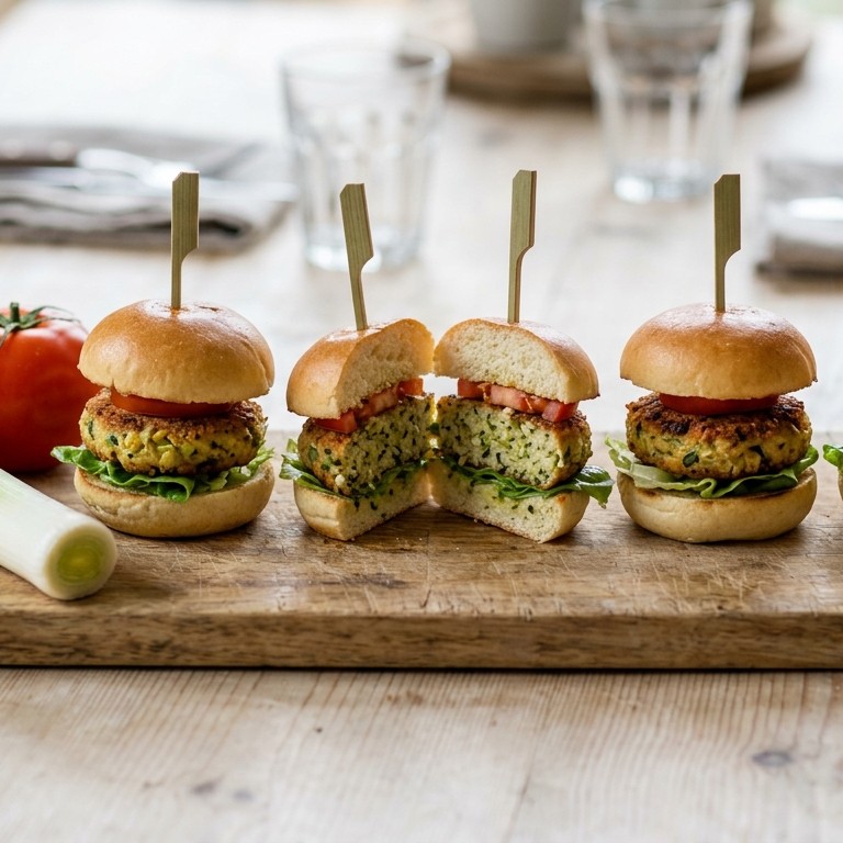 Vegetarische  mini burgers (glutenvrij) recept