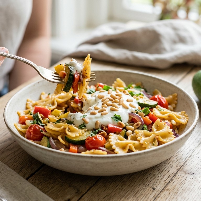 Vegetarische pasta recept