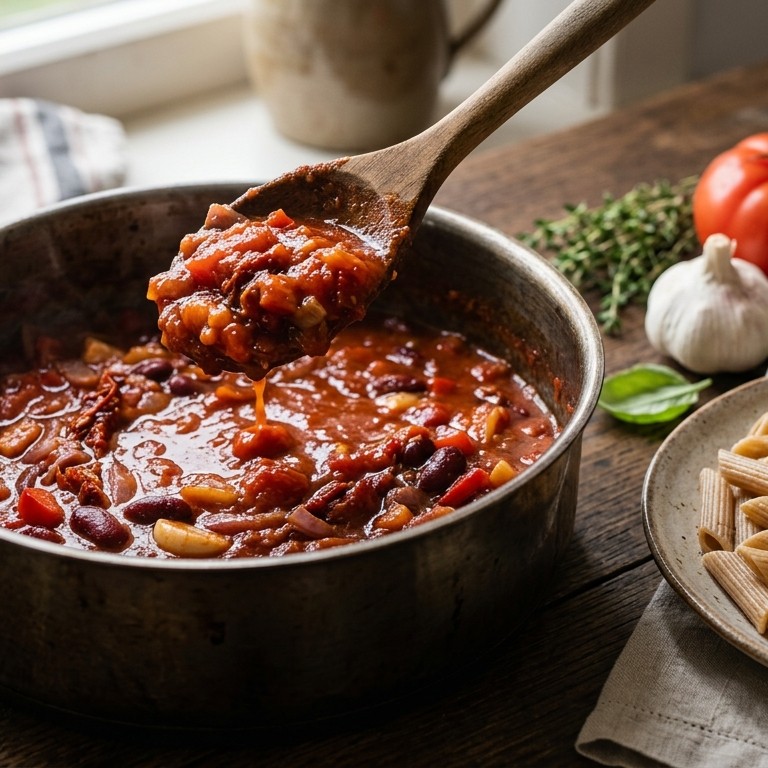 Vegetarische pastasaus recept