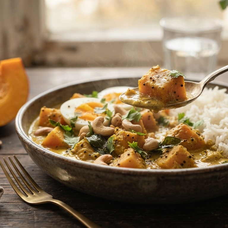 Vegetarische pompoencurry recept