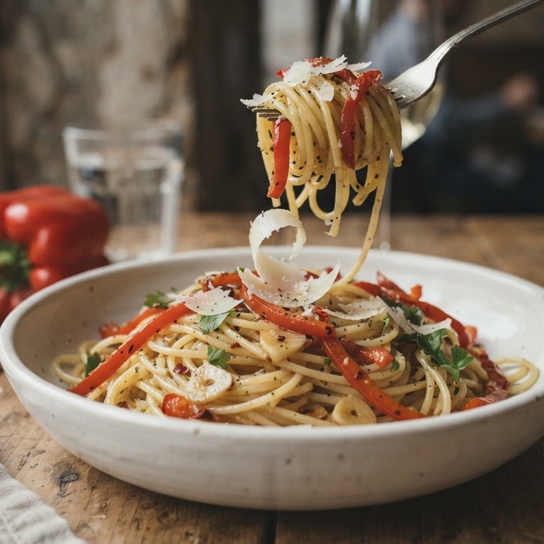 Vegetarische spaghetti recept