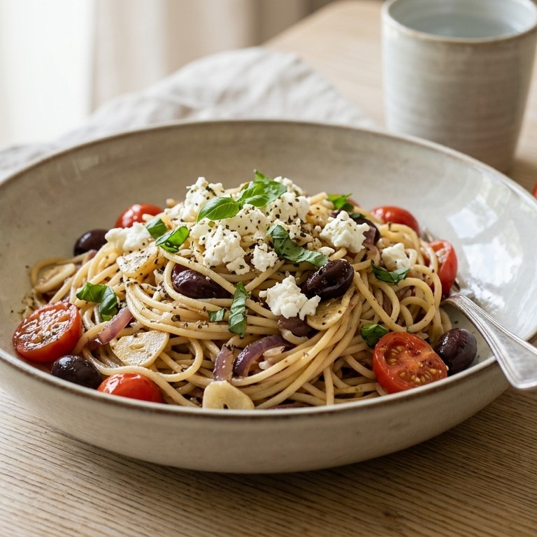 Vegetarische spaghetti recept