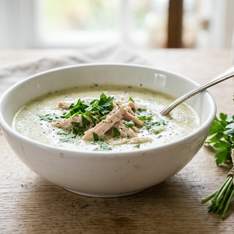 Velouté met tuinkruiden en kip recept