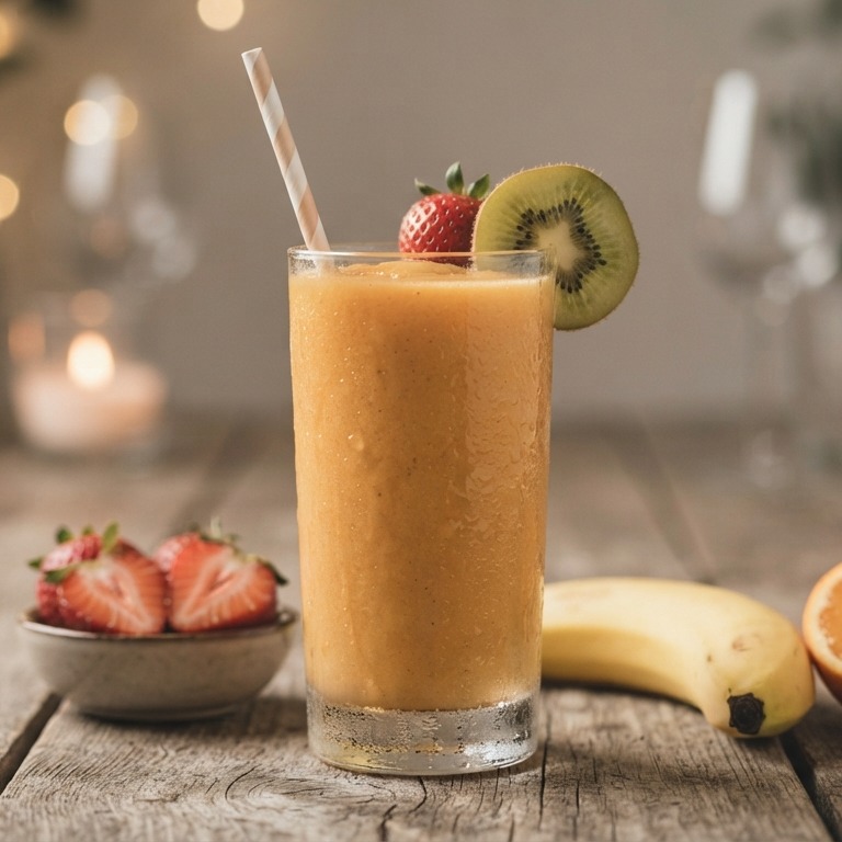 Verjaardagscocktail zonder alcohol recept