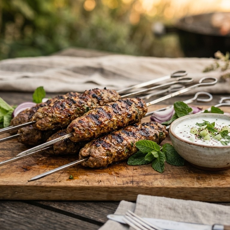 Verrassende gehaktspiesjes van de BBQ recept