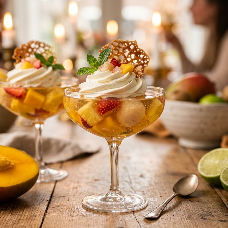 Verrassing van exotisch fruit recept