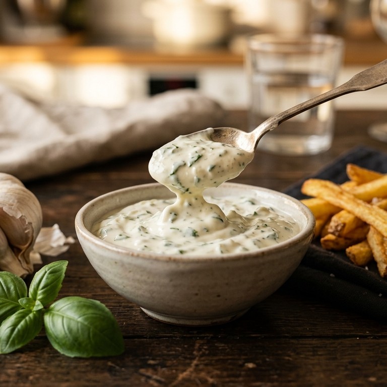 Verse knoflooksaus recept