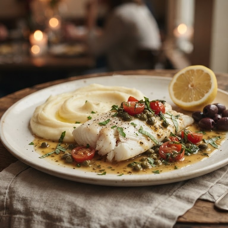 Victoriabaarsfilet met mosterdvinaigrette recept