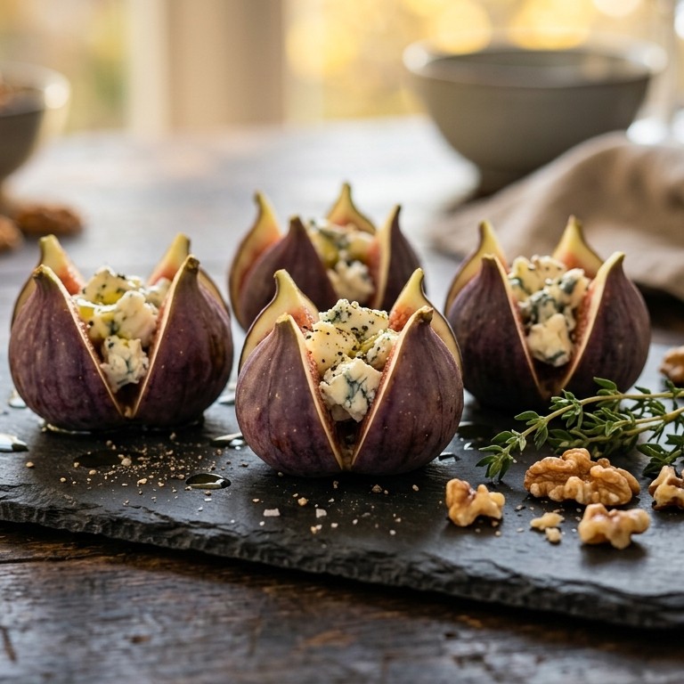 Vijgen met danish blue recept