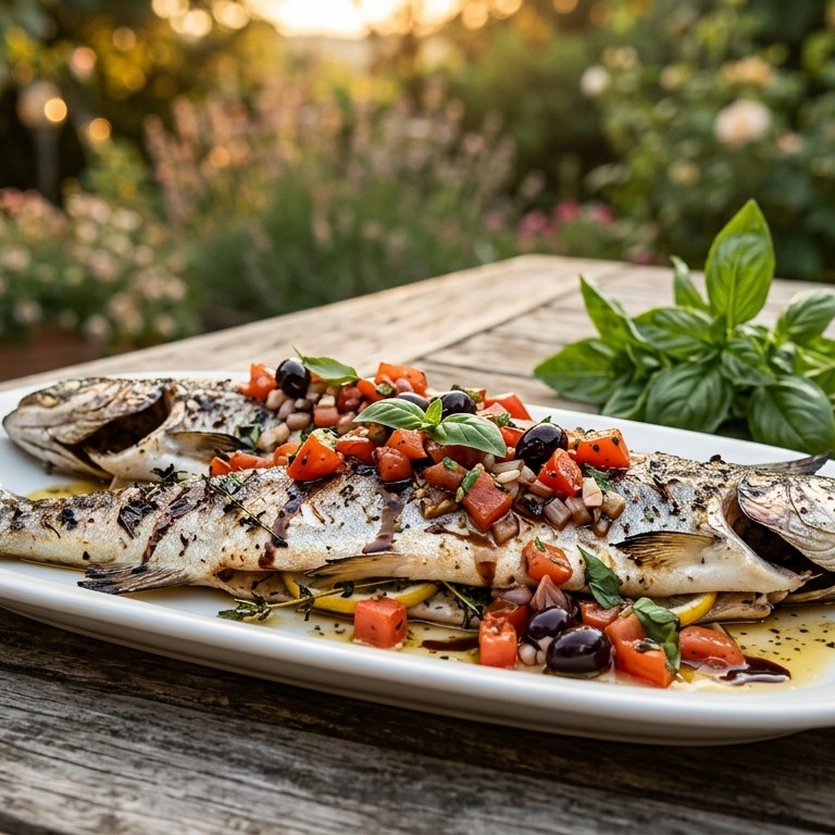 Vis Forel gegrilld 2 recept