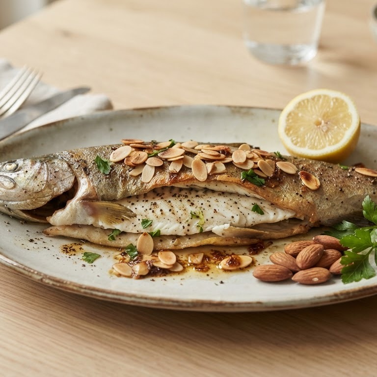 Vis Forel met amandelen 1 recept