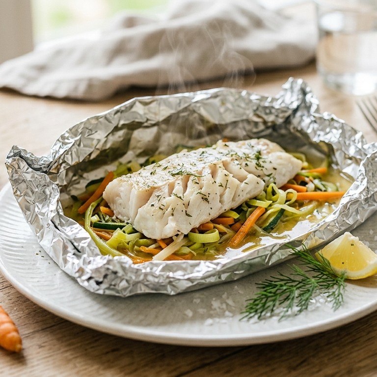 Vis in verpakking recept