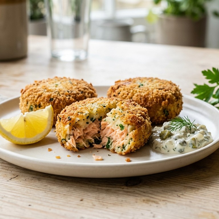 Viskoekjes van zalm recept