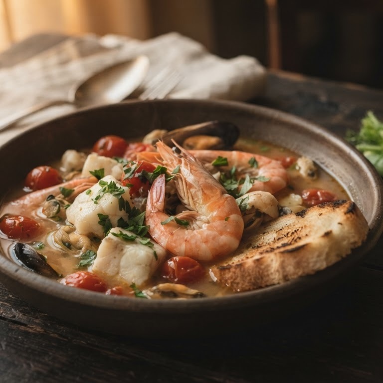 Vispotje met garnalen en witvis recept