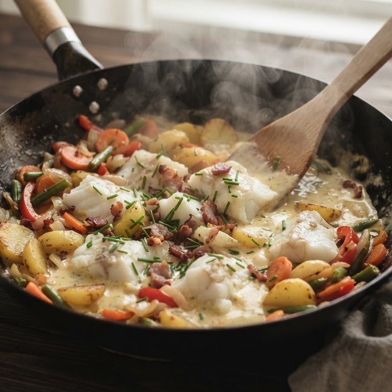 Vispotje uit de Wok recept
