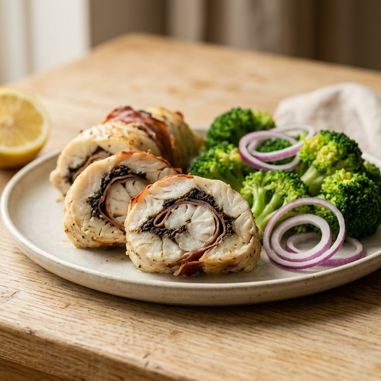Visrolletjes met broccoli recept