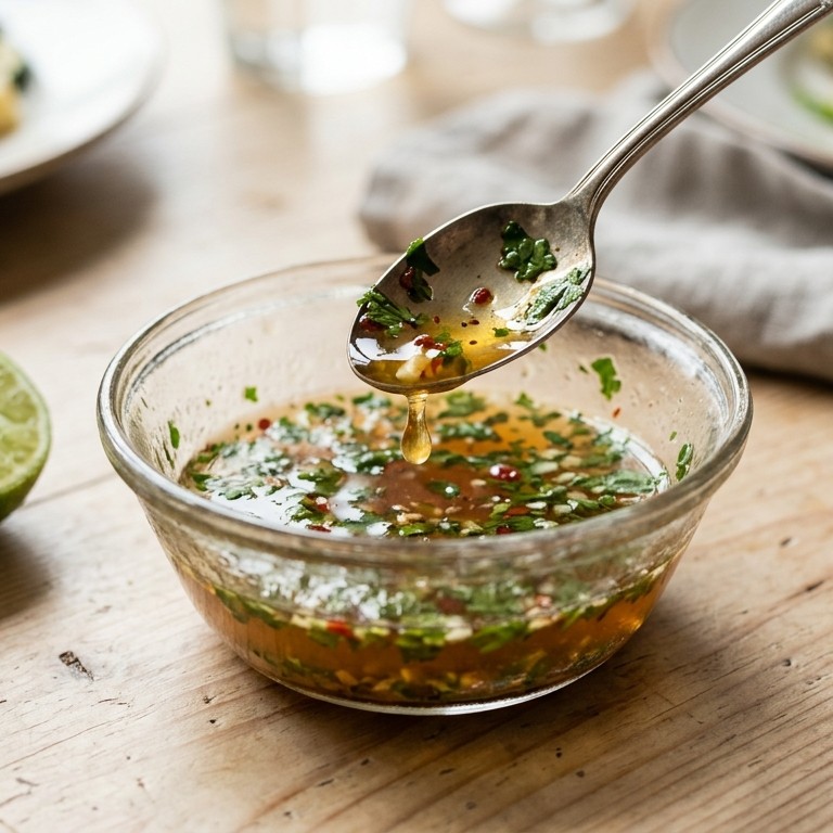 Vissaus met koriander recept