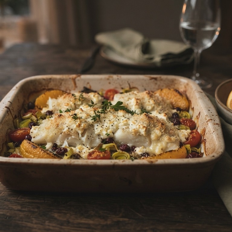Visschotel  sinaasappel en tomaat recept