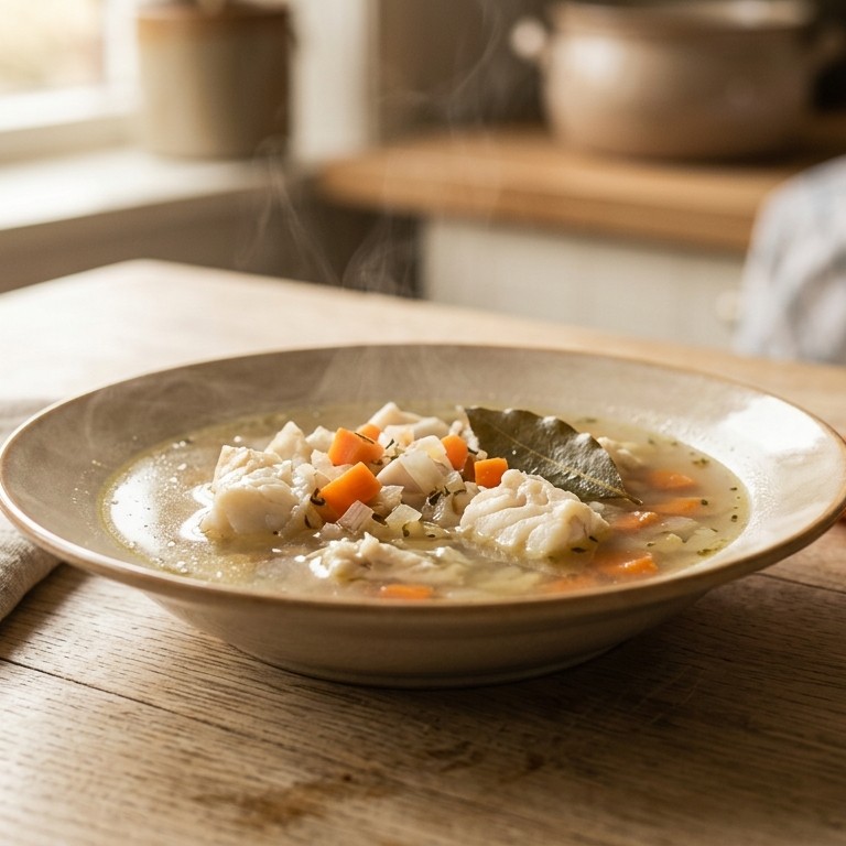 Vissoep recept