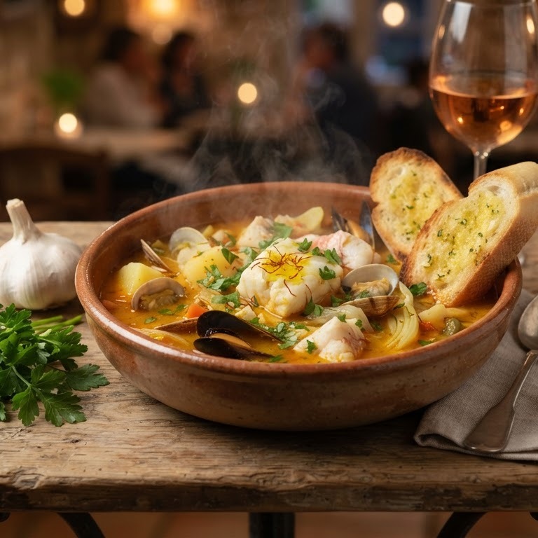 Vissoep bouillabaise van de mediteranee recept