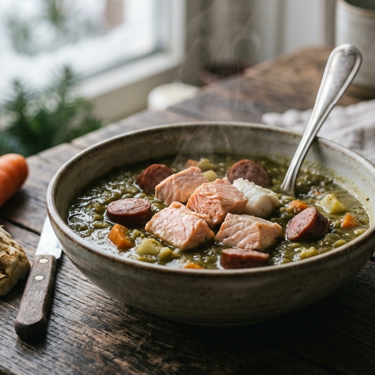 Visvariant van de Hollandse snert recept