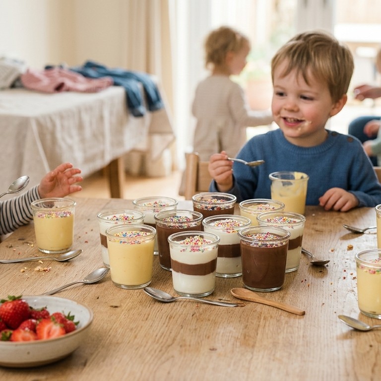 Vla feestje voor de kleintjes recept