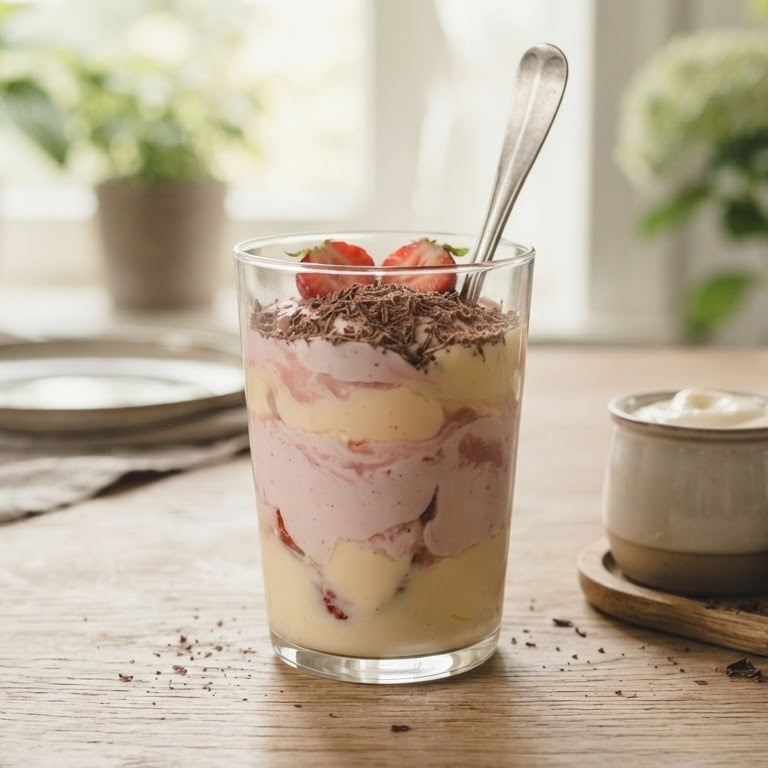 Vlaflip met aardbeien recept
